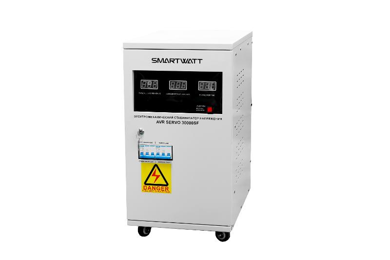 Стабилизатор напряжения электромеханический SMARTWATT AVR SERVO 30000SF