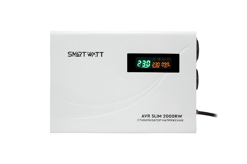 Стабилизатор напряжения настенный SMARTWATT AVR SLIM 2000RW