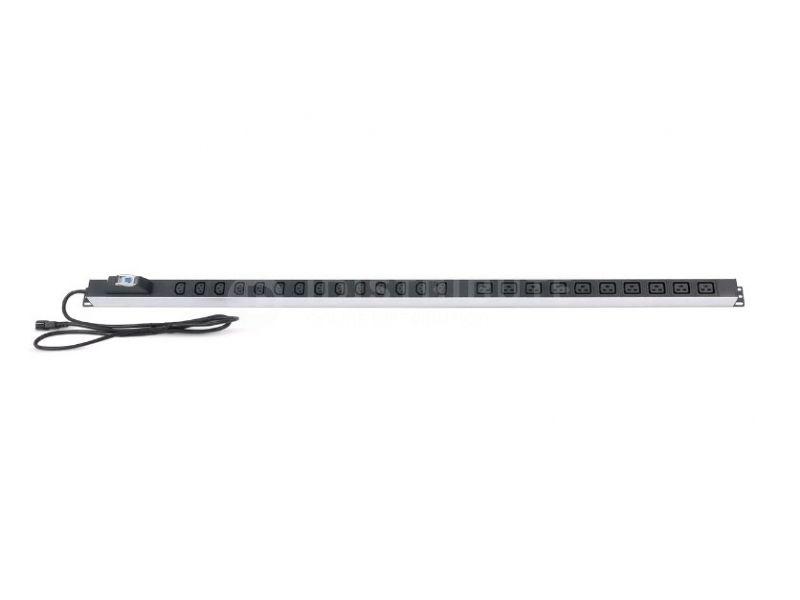Z-PDU-ZID-330-2103 Блок розеток управляемый ZPDU, серия D, вертикальный, 21розеткаIEC320 C13, 3 розетки IEC320 C19, 1829х56х62 мм
