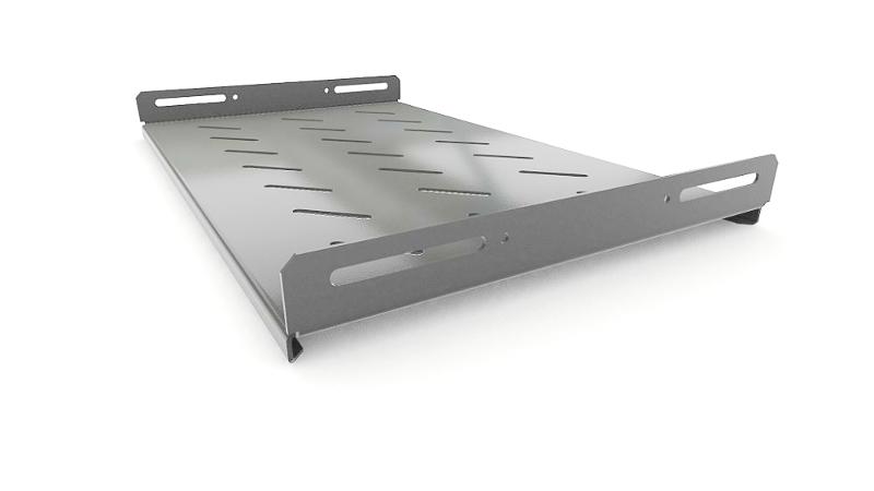 TSH3L-300-RAL7035 Полка стационарная, глубина 300 мм, с боковым креплением, нагрузка до 20 кгTWB/TWB-FC, 485х300мм (ШхГ)