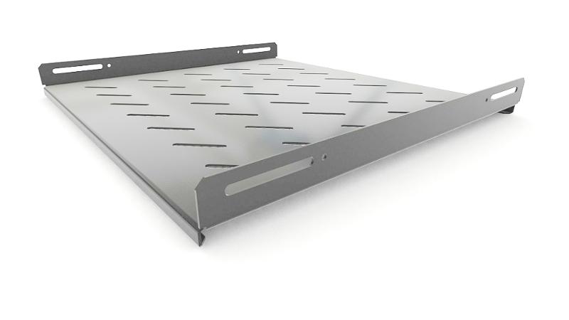 TSH3L-450-RAL7035 Полка стационарная, глубина 450 мм, с боковым креплением, нагрузка до 20 кгTWB/TWB-FC, 485х450мм (ШхГ)