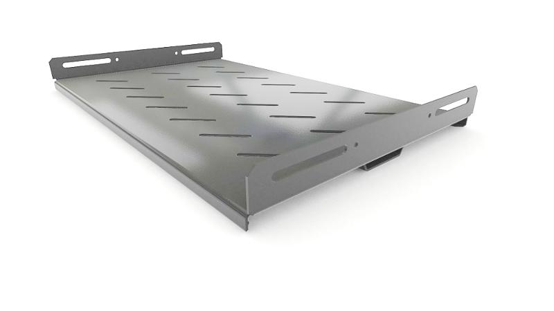 TSH3M-300-RAL7035 Полка стационарная усиленная, глубина 300 мм, с боковым креплением, нагрузка до 50 кг 485х300мм (ШхГ)