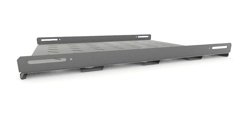 TSH3M-650-RAL7035 Полка стационарная усиленная, глубина 650 мм, с боковым креплением, нагрузка до 50 кг485х650мм (ШхГ)