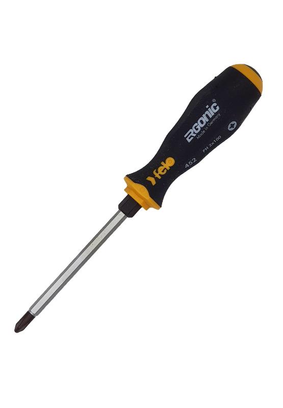 Отвертка Ergonic крестовая ударная PH 2X100