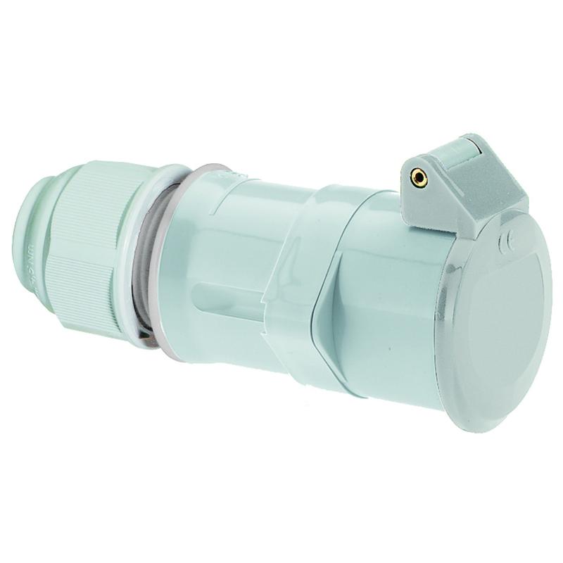 Розетка кабельная 3п(2p + PE) 12h 16А 55 QC IP44 с крышкой I 4529-Bals I Bals