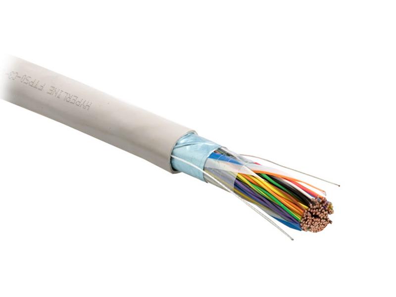 Кабель витая пара FUTP50-C3-S24-IN-LSZH-GY экран.F/UTP,кат.3,50пар(24AWG),одн.(solid),э-ф,LSZH нг(С)-HF,–20°C - +60°C,сер.