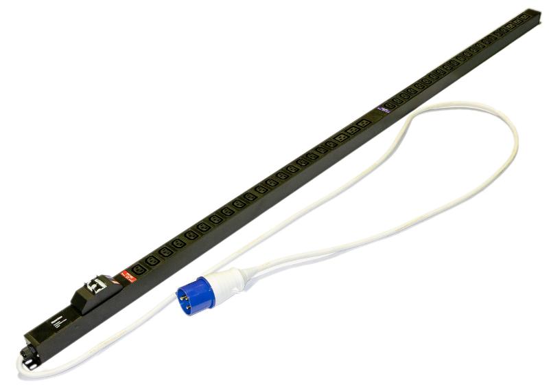 SHE-36IEC-6BIEC-B-2.5PVB Блок розеток, вертикальный, 36 розеток IEC320 C13, 6 розеток IEC320 C19, 250В, 1860x44.4x44.4мм (ДхШхВ)
