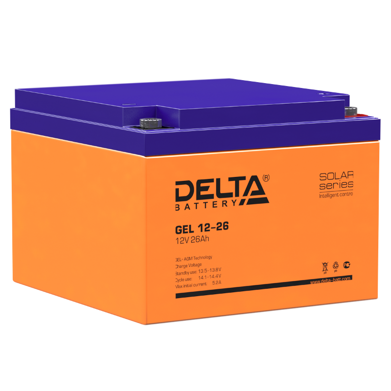 GEL 12-26 Delta Аккумуляторная батарея
