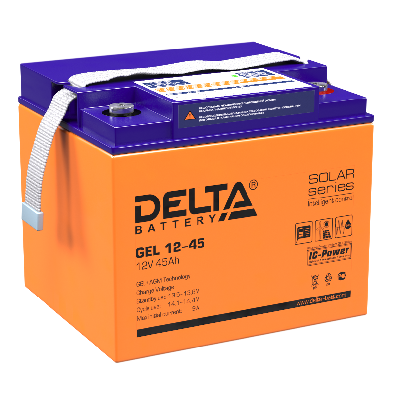 GEL 12-45 Delta Аккумуляторная батарея