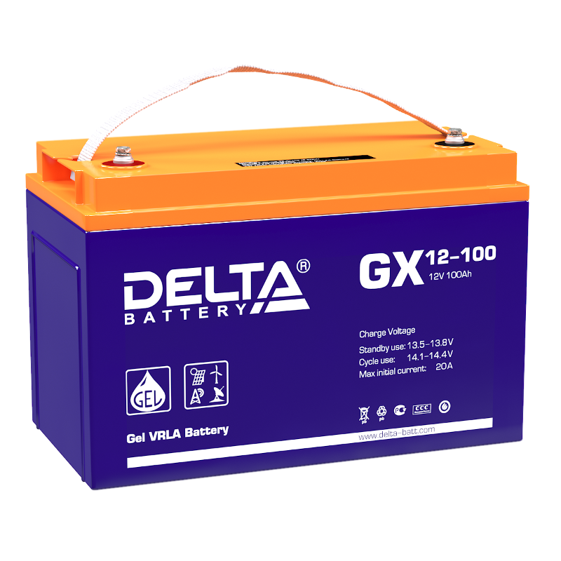 GX 12-100 Delta Аккумуляторная батарея