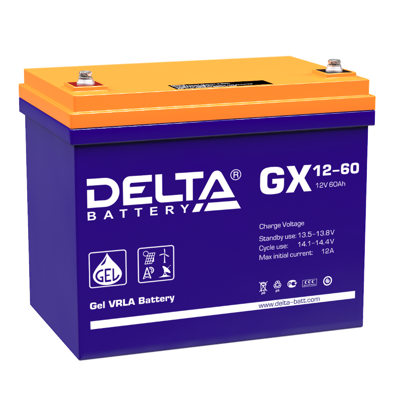 GX 12-60 Delta Аккумуляторная батарея