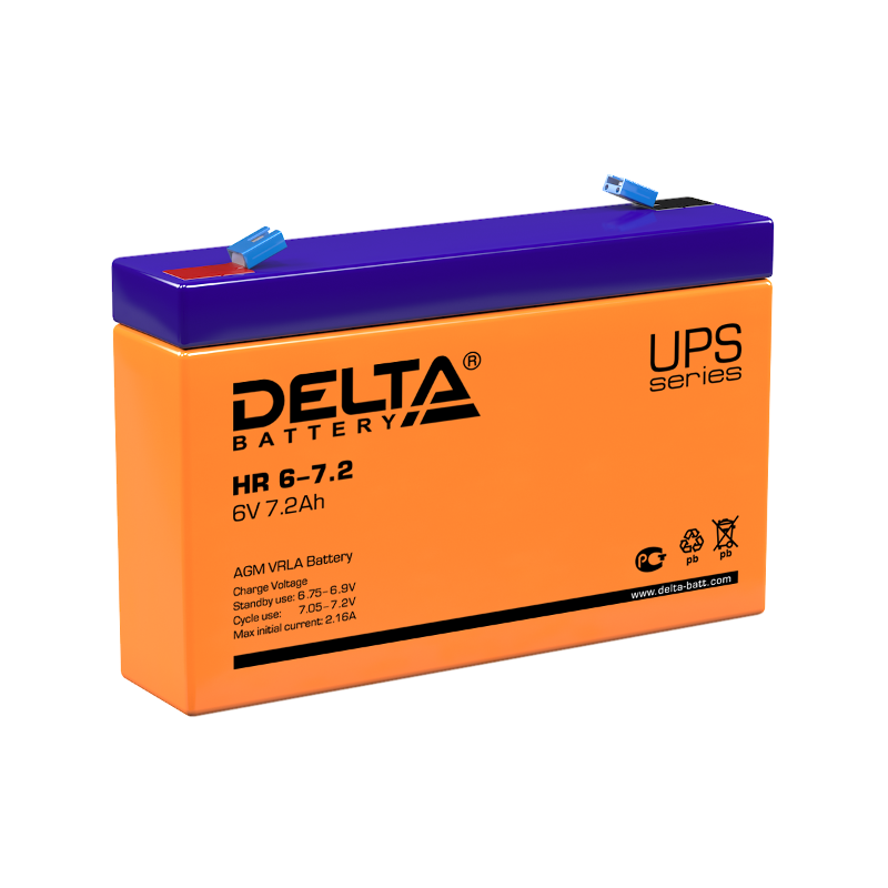 HR 6-7.2 Delta Аккумуляторная батарея