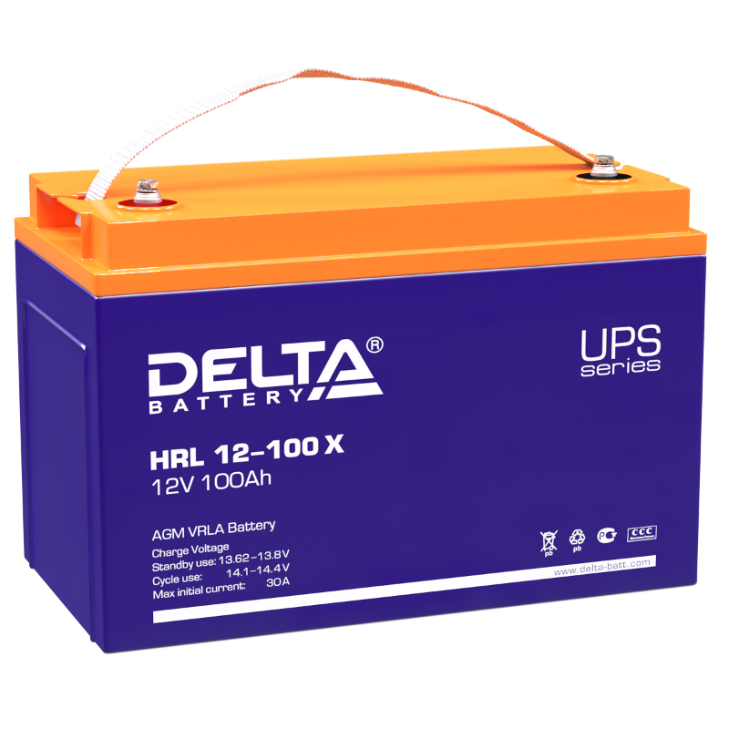 HRL 12-100 X Delta Аккумуляторная батарея