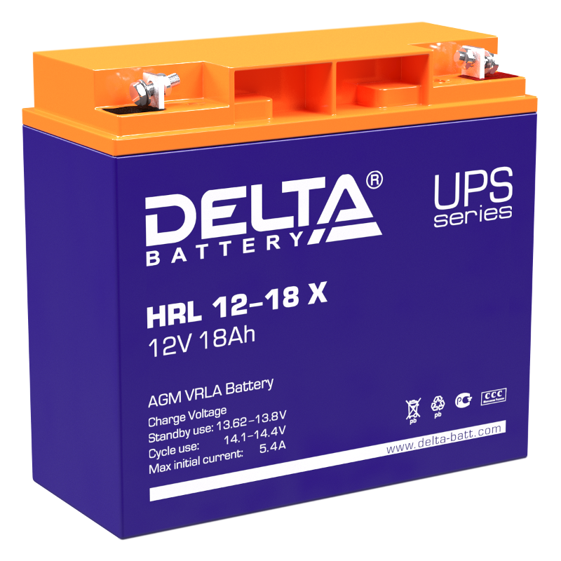 HRL 12-18 X Delta Аккумуляторная батарея