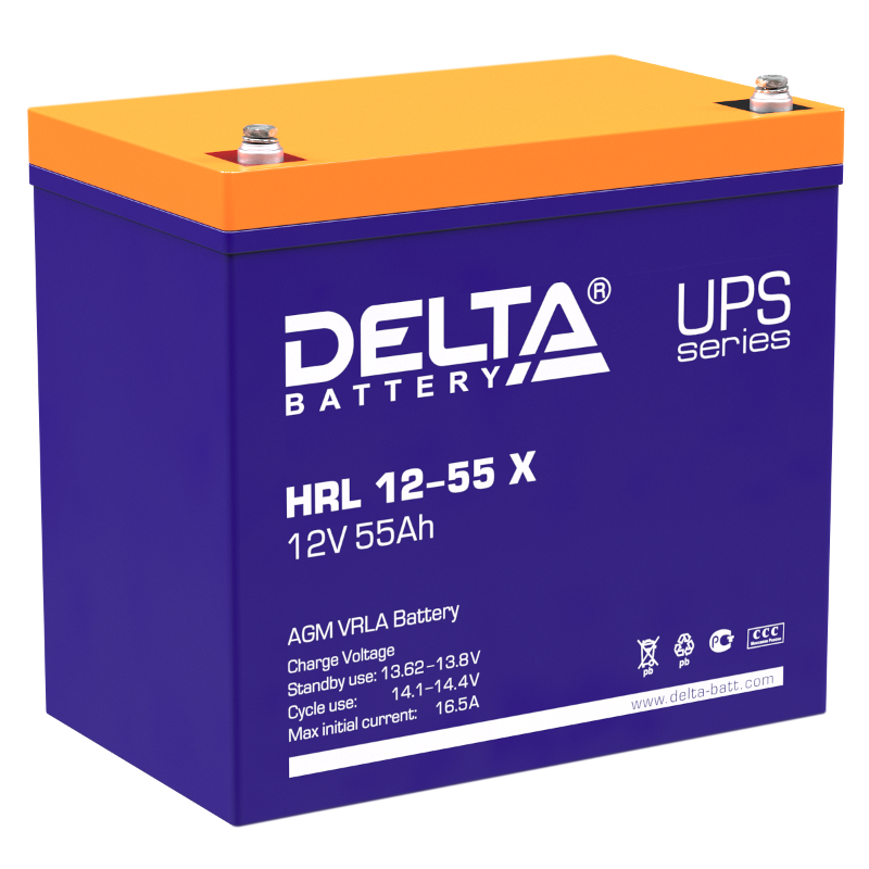 HRL 12-55 X Delta Аккумуляторная батарея