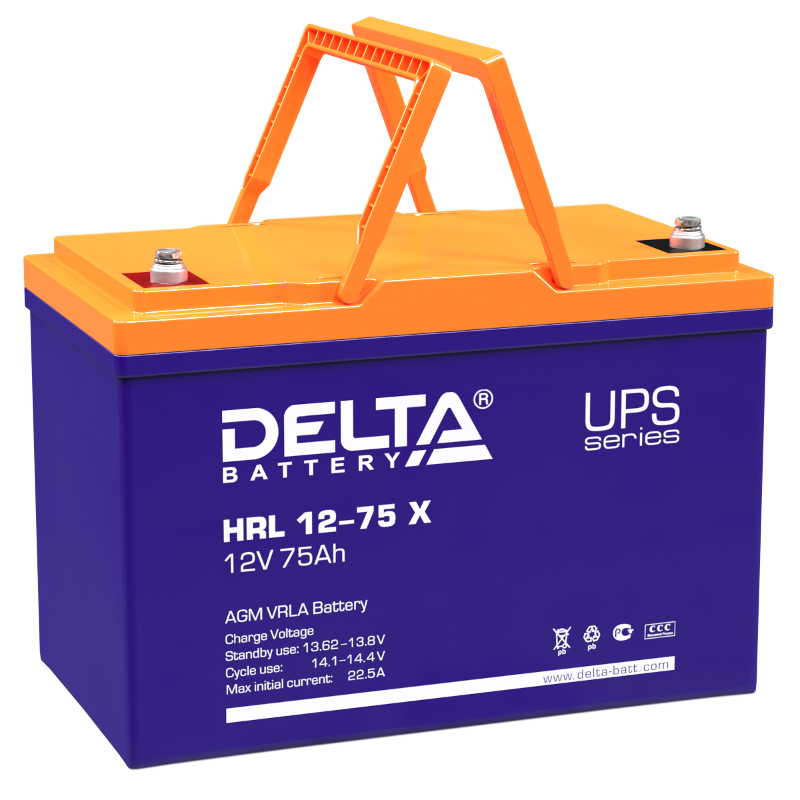 HRL 12-75 X Delta Аккумуляторная батарея