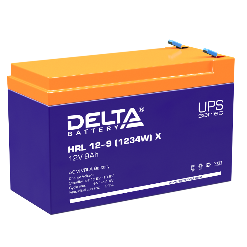 HRL 12-9 (1234W) X Delta Аккумуляторная батарея