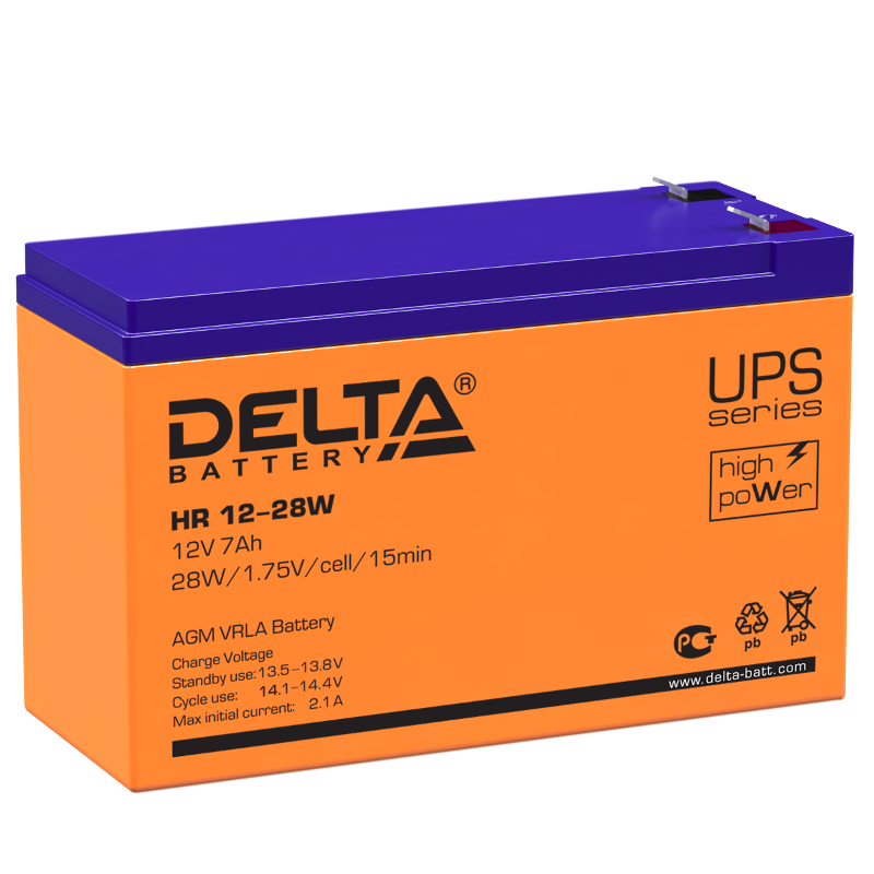 HR 12-28 W Delta Аккумуляторная батарея