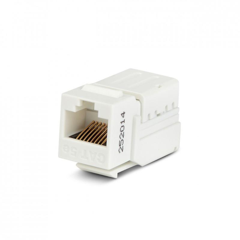 Вставка Keystone Jack KJNE-8P8C-C5e-90-WH RJ-45(8P8C), категория 5e, 110 IDC, заделка с помощью NE-TOOL, белая
