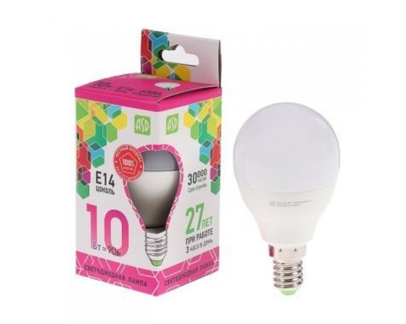 Лампа светодиодная LED-ШАР-standard 10Вт 230В Е14 6500К 900Лм