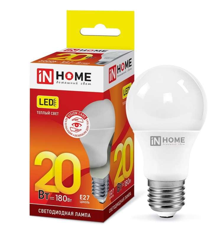 Лампа светодиодная LED-A60-VC 20Вт 230В Е27 3000К 1800Лм