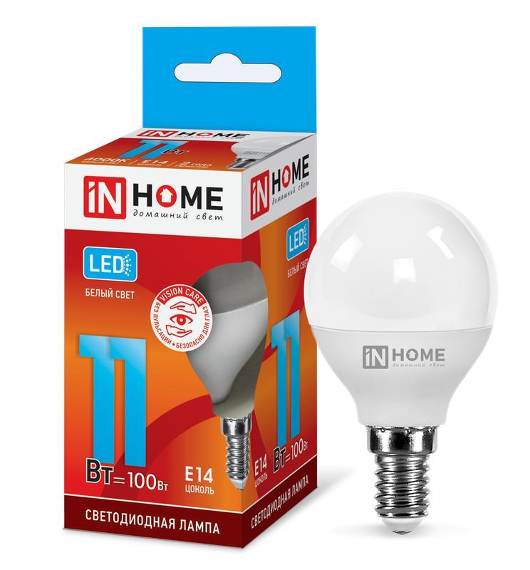 Лампа светодиодная LED-ШАР-VC 11Вт 230В Е14 4000К 990Лм