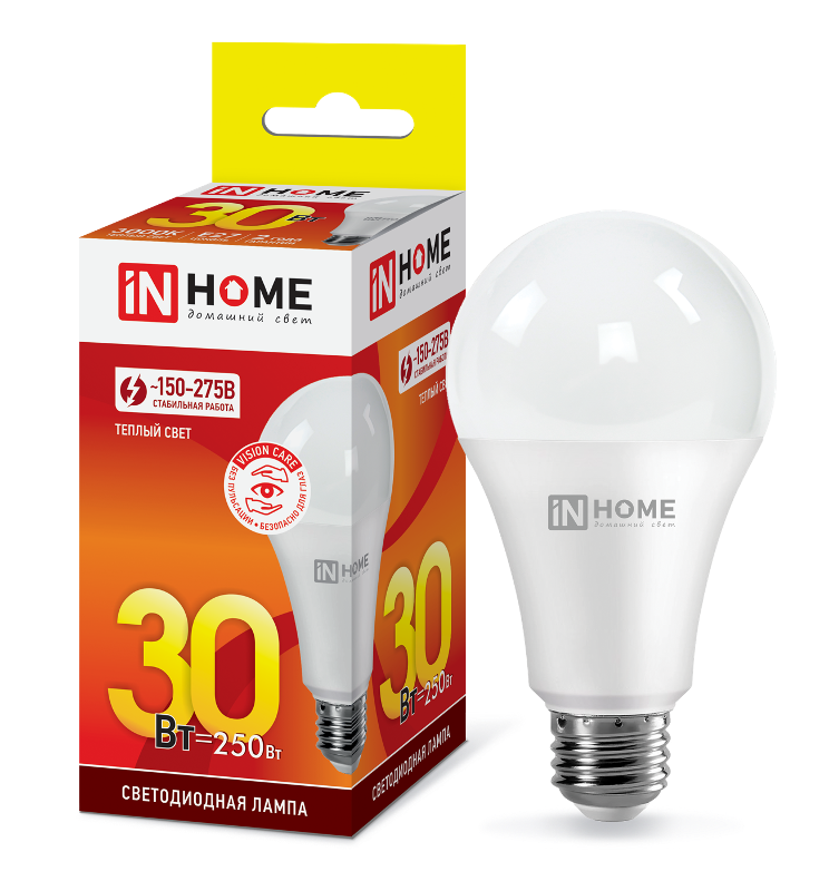 Лампа светодиодная LED-A70-VC 30Вт 230В Е27 3000К 2700Лм