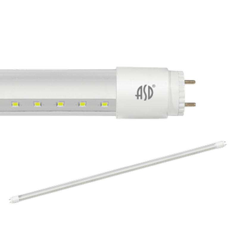 Лампа светодиодная LED-T8-П-std 20Вт 230В G13 4000К 1620Лм 1200мм прозр