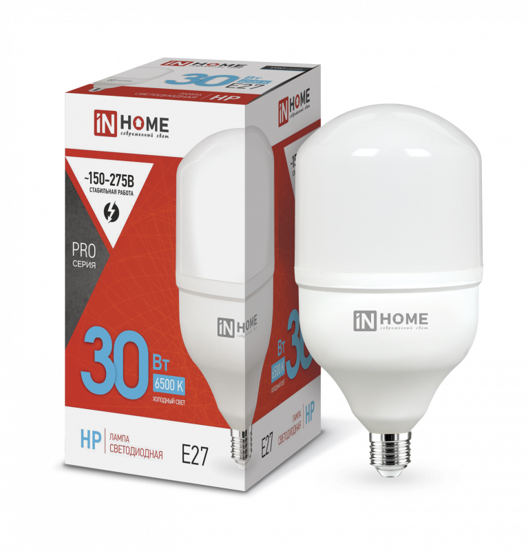 Лампа светодиодная LED-HP-PRO 30Вт 230В Е27 6500К 2700Лм