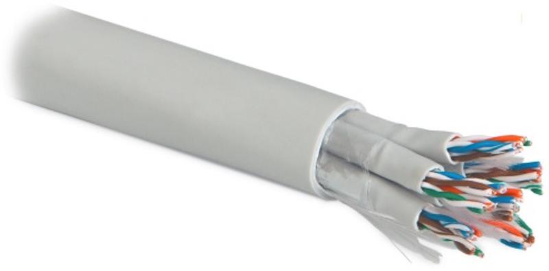 Кабель витая пара UUTP12W-C5-S24-IN-LSZH-GY неэ.U/UTP,к5,12п4п(24AWG)х3),од(solid),каж4х п.-LSZHоб.,LSZHнг(C)-HF,-20°C-+60°C,сер.