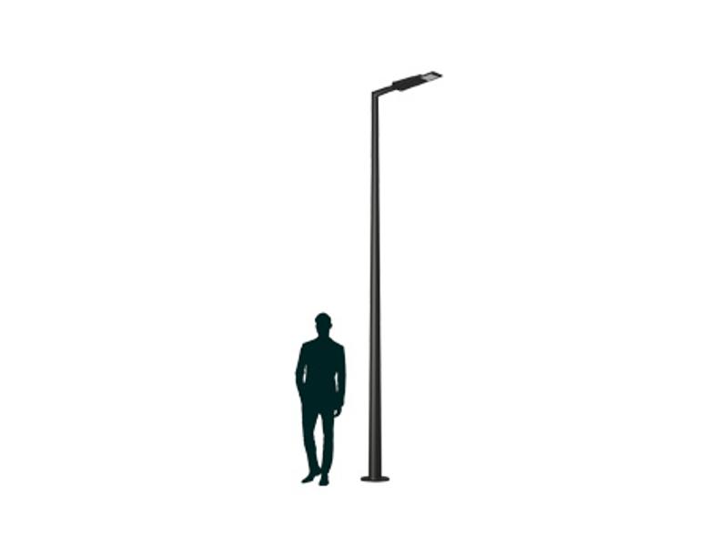 Осветительный комплекс GALAXY LED 70W DW 827 RAL9006 POLE 7M (в комплекте ЗДФ)