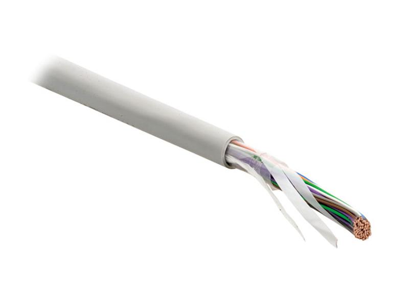UUTP10M-C5-S24-IN-LSZH-GY Кабель витая пара, неэкранир. UTP (U/UTP), категория 5, 10 пар (24 AWG), одножильный (solid), LSZH