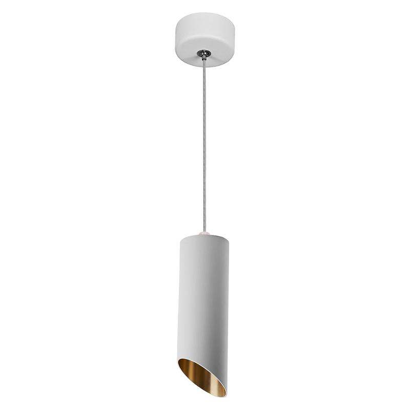 Светильник потолочный на подвесе MR16 35W 230V, белый, золото, D55*H200 ML1828