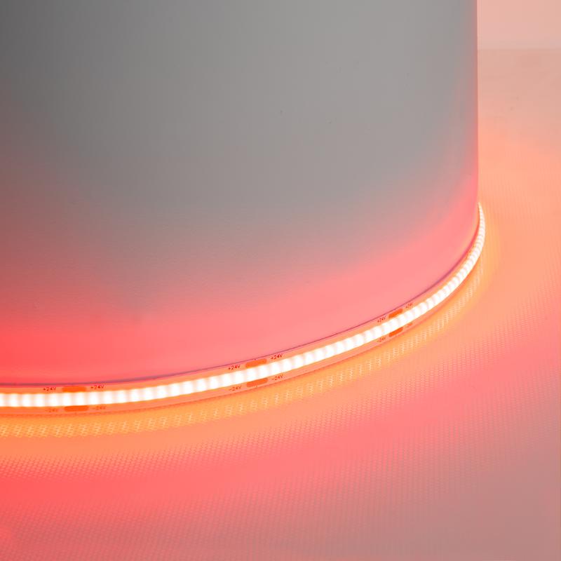 Лента светодиодная 320SMD(2110) 8Вт/м 24V 5000*8*1.8мм IP20, красный, LS530 FERON