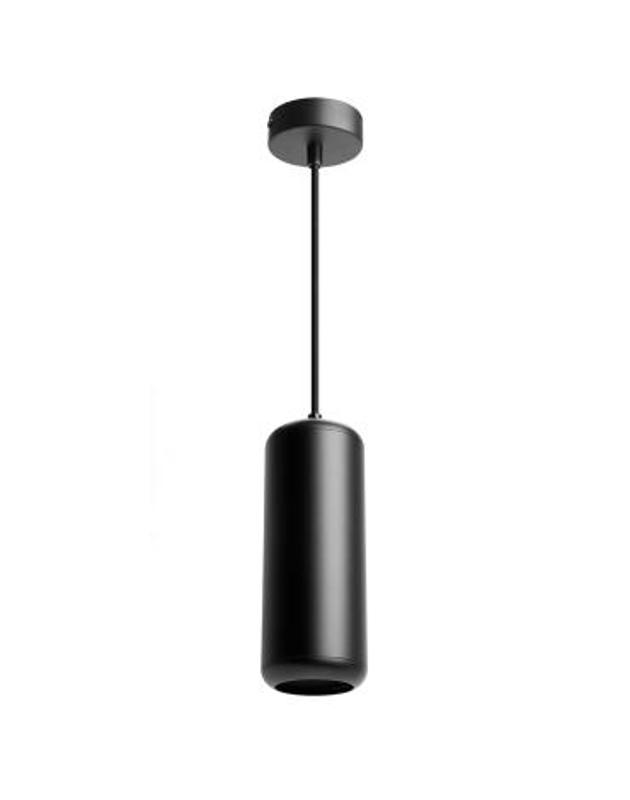 Светильник потолочный на подвесе GX53 12W 230V, черный D80*H220 HL3658