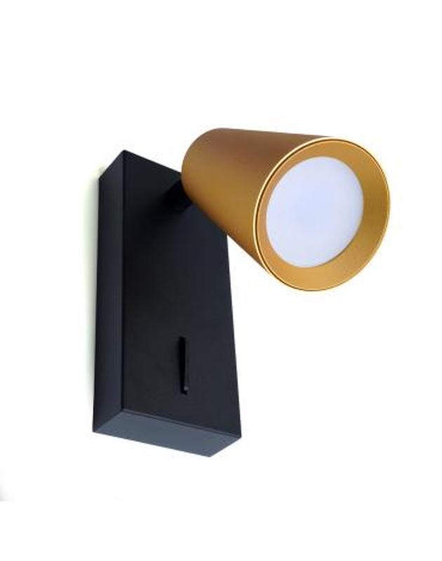 Светильник , золото и чёрный, 35W, 230V, GU10, ML1850