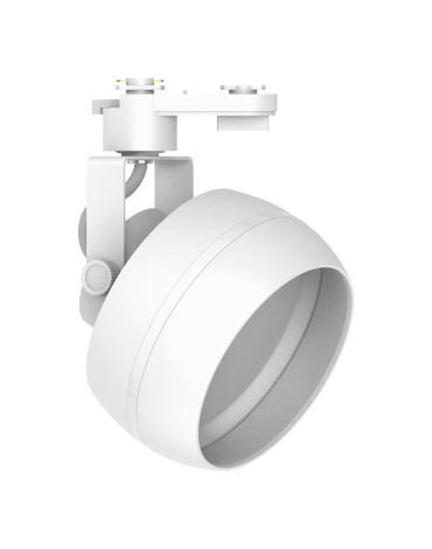 Светильник трековый под лампу GX70, белый, AL168, серия Luna