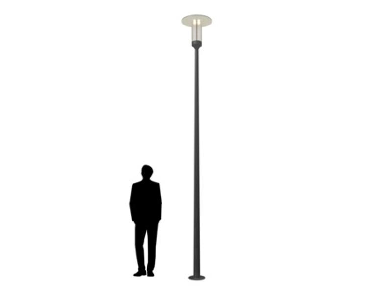 Осветительный комплекс IDALGO 30W RW 830 RAL9005 POLE 4M SET (в комплекте ЗДФ)