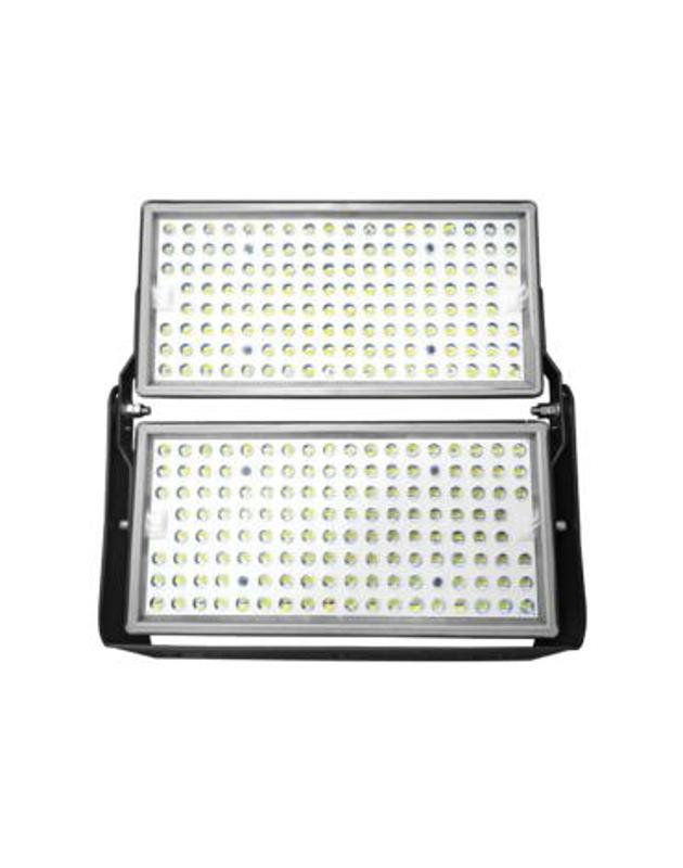 Прожектор светодиодный 2835 SMD 500W 6400K IP65 2*60° AC175-265V/50Hz, черный, LL-932