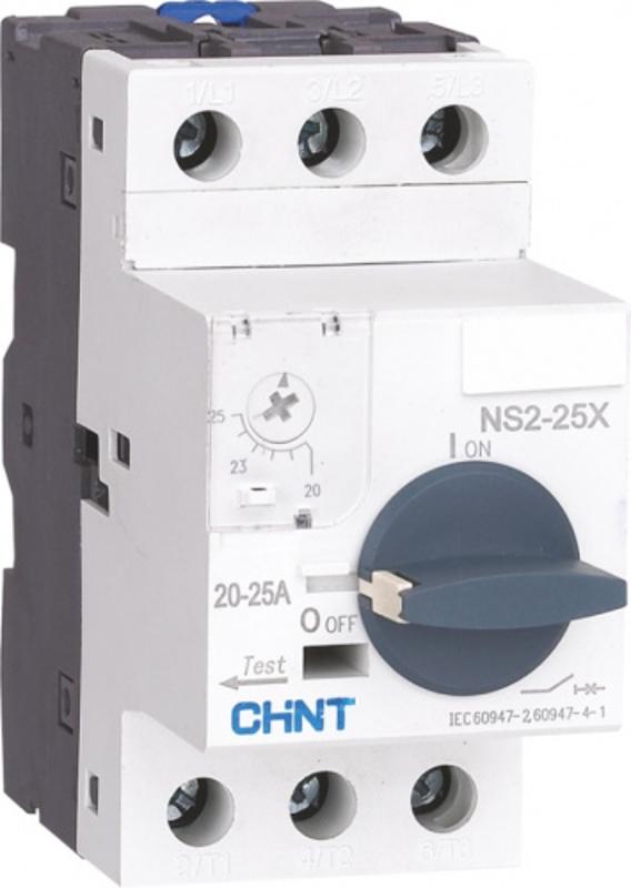 Выключатель автоматический защиты двигателя NS2-25X 13-18A с поворотной ручкой (R)