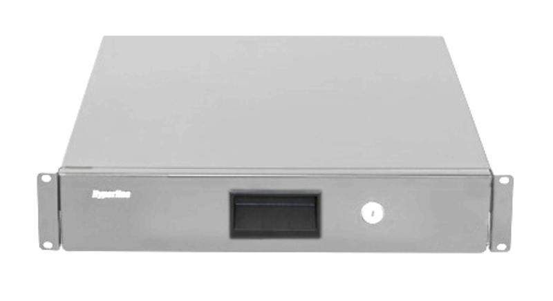 Hyperline TDR3-2U-460-RAL7035 Полка (ящик) для документов с замком, 2U, 88х483х460мм (ВхШхГ)