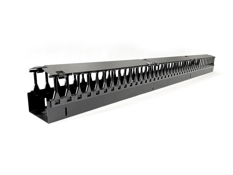 Hyperline CMF-OR-32U-150x106-C-RAL9005 Вертикальный кабельный организатор 32U для стоек ORK2A, ORL1,