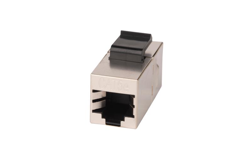 WR-CA-KJ-8p8c-C5E-SH Проходной адаптер формата Keystone, RJ45-RJ45 (8p8c), кат., 5е, экран.,