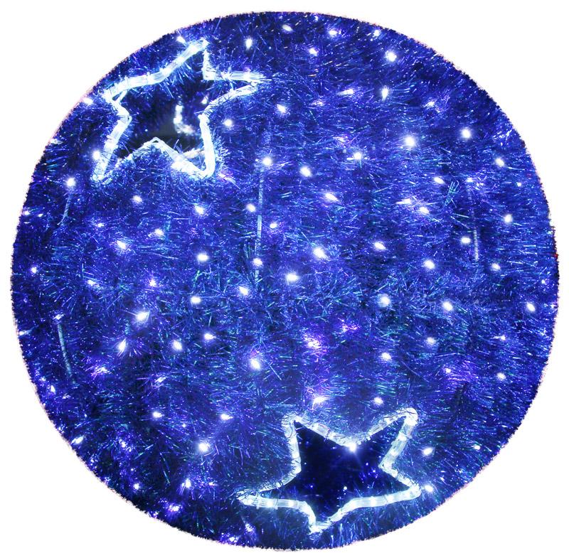 Фигура Шар, LED подсветка диам. 40см, синий