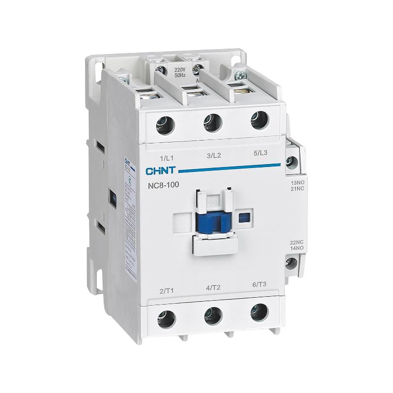 Контактор NC8-100/W 3P 100А AC/DC (48~130В) 1НО+1НЗ (R)