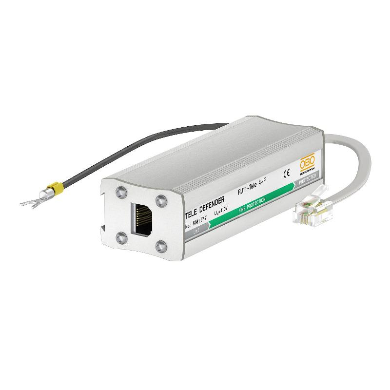 Устройство комбинированной защиты для систем ISDN RJ11 (RJ11-TELE 4-F)