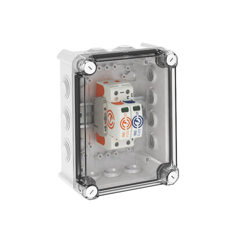 Комплект УЗИП V20-1+NPE в защитном корпусе (Класс II), 280 В (VG-V20-1+NPE-280)