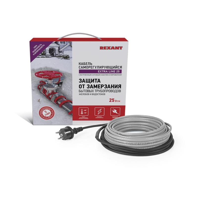 Саморегулируемый греющий кабель на трубу Extra Line 25MSR-PB 4M (4м/100Вт)
