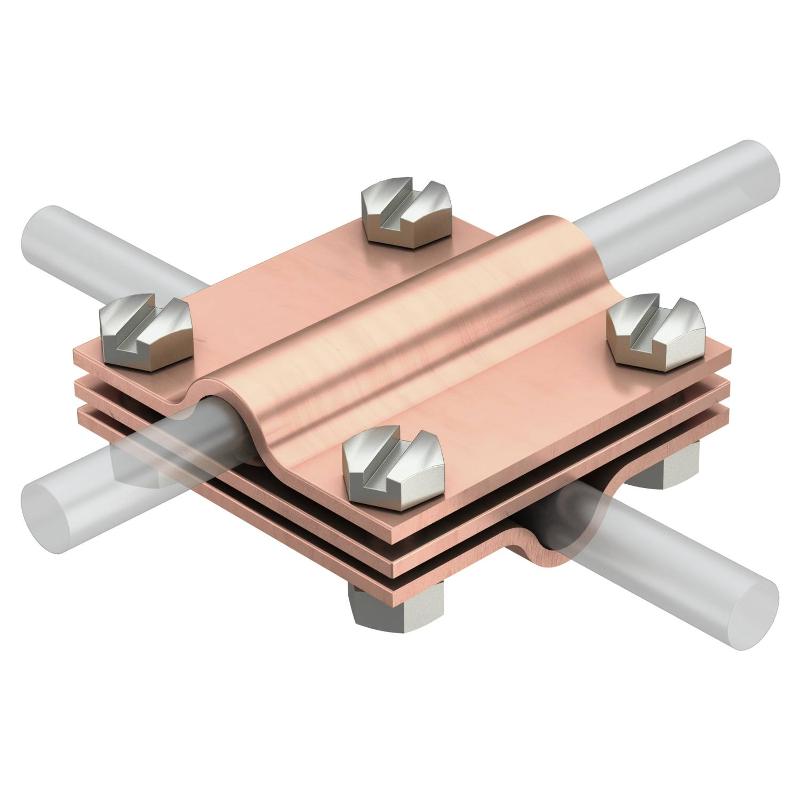 Соединитель прутка крестовой  * (254 DIN 8-10 CU)