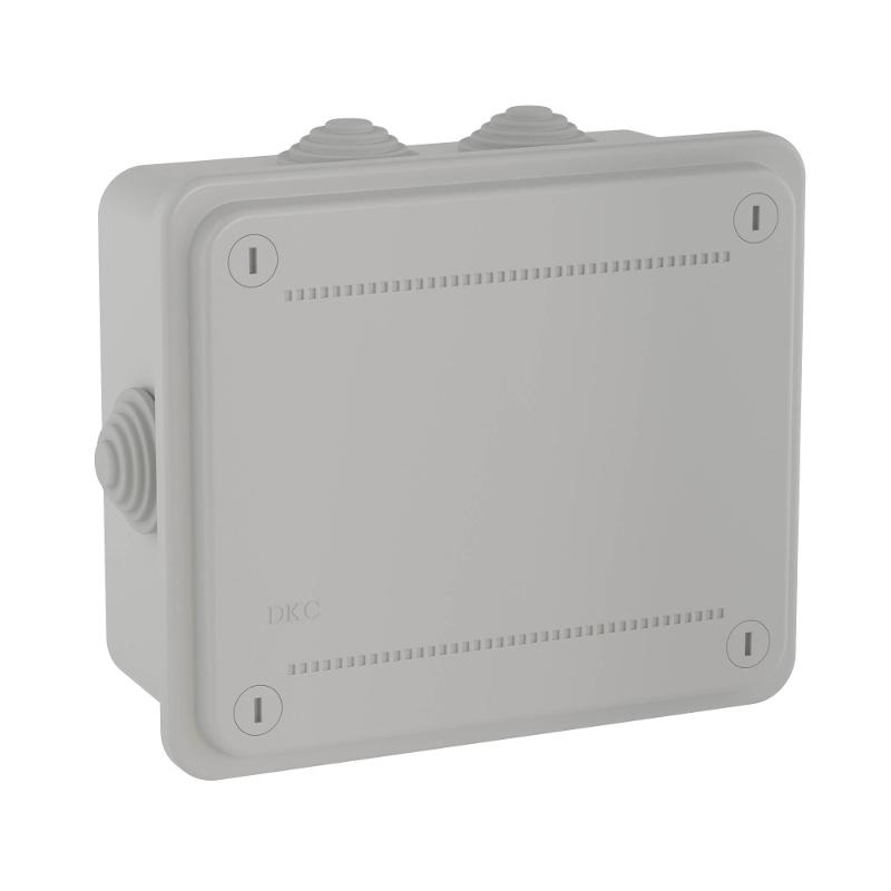 Коробка распределительная с кабельными вводами. IP55. 120х80х50мм (розница)